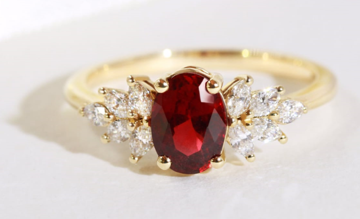 Ruby Engagement Rings Celebrity: A Bold and Glam Choice