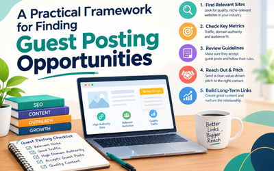 A Practical Framework for Finding Guest Posting Opportunities